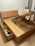 源氏木語(yǔ) 全實(shí)木箱體床北歐橡木現代簡(jiǎn)約主臥雙人床原木色大床環(huán)保家具 【4】【原木色】 兩抽高鋪箱體床 1500mm*2000mm 曬單實(shí)拍圖