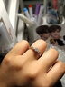 艾維拉999銀莫桑鉆石情侶戒指一對七夕情人節(jié)結(jié)婚紀(jì)念生日禮物送女友 情侶一對(30分莫桑石)玫瑰花禮盒 曬單實(shí)拍圖