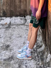 奇安達(dá)國潮品牌情侶板鞋男女新款輕便休閑板鞋男女同款原創(chuàng)小眾鞋子男女 白/牽牛花藍(lán) 41 曬單實(shí)拍圖