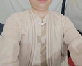 俞兆林媽媽秋裝新款2025春秋兩件套裝中老年女洋氣高貴秋冬毛衣開衫外套 粉紫色 2XL 建議105-120斤 曬單實拍圖