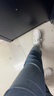 忻依美高級感國風直筒牛仔褲女2025春秋新款高腰窄版顯瘦盤扣九分煙管褲 淺藍色 2XL (125-135斤) 曬單實拍圖