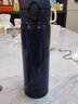 膳魔師（THERMOS） 保溫杯316L不銹鋼真空龍杯時(shí)尚便攜車(chē)載大容量禮盒水杯TCMC-552S 藍色 550ml 曬單實(shí)拍圖