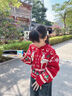 掌上羽毛球兒童手拍毽球室內(nèi)親子運動感統(tǒng)訓練運動器材玩具拍雙拍 清新綠【掌上羽毛球】 曬單實拍圖