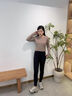 鉑吶苓瑜伽褲女運(yùn)動緊身褲瑜伽服套裝無尷尬線高腰彈力跑步健身褲 瑜伽褲星耀黑 L 【110-125斤】 曬單實(shí)拍圖