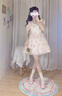 蝶嬌諾（DIEJIAONUO）碎花連衣裙女裝2024年夏季新款韓版粉色溫柔風(fēng)純欲顯瘦短裙子女夏 粉色 M 曬單實(shí)拍圖