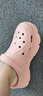 斯凱奇（Skechers）洞洞鞋厚底沙灘涼鞋女外穿高級感包頭踩屎感多巴胺泡泡鞋 桃粉色/PCH 36 尺碼偏大，建議選小一碼 曬單實(shí)拍圖