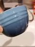 酷彩（Le Creuset）炻瓷米飯碗 湯碗 面碗 沙拉碗 家用碗套裝大碗彩虹系列漸變色 10cm韓式米飯碗海軍藍 曬單實(shí)拍圖