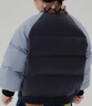 馬·拉?。∕.Latin）童裝兒童羽絨服冬裝男小童雪人戶外插肩袖短款羽絨服 藏青 100 曬單實(shí)拍圖