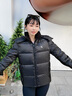 Calvin KleinJeans秋冬女士戶外休閑通勤ck印花連帽鴨絨羽絨服外套J224786 BEH-太空黑 XS 曬單實(shí)拍圖