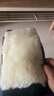 新術(shù)致源  粘扣羊毛護(hù)膝男女老人防寒保暖皮毛一體加厚老寒腿騎車護(hù)膝 黑色粘扣平毛護(hù)膝 XL 曬單實拍圖