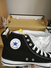 匡威（Converse）ALL star學(xué)生經(jīng)典男女運(yùn)動(dòng)休閑鞋高幫帆布鞋情侶板鞋籃球 101010 黑色 44 曬單實(shí)拍圖