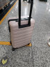 90分行李箱20英寸拉杆箱登机箱旅行箱密码箱箱子莱茵河粉色 实拍图