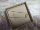 六福珠宝 足金栀子花黄金项链女款套链含吊坠 计价 GMGTBN0009A 约4.68克 实拍图