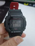 卡西歐（CASIO） 男表g-shock運動(dòng)數字小方表電子表復古方形小黑表手表男 DW-5600UHR-1 曬單實(shí)拍圖