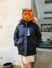 波司登（BOSIDENG）極寒羽絨服鵝絨女款短款連帽大毛領(lǐng)時(shí)尚百搭加厚新國標外套 黑色8056 M 165/88A 體重約120-140斤 曬單實(shí)拍圖