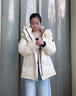 波司登25年鵝絨冬羽絨服泡芙女士寬松短款泡芙加厚脫卸帽立領(lǐng)外套 曬單實(shí)拍圖