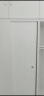 骏德 衣柜推拉门 简易木质柜子衣橱简约推拉门衣柜 木 暖白色（加厚板材） A款长100+顶柜 实拍图