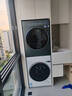 美的（Midea）洗烘套裝 10KG滾筒洗衣機+熱泵烘干機 全變頻【清風(fēng)明月2.0洗烘塔】MGH20A-W+MAX 一體式 國家補貼 曬單實(shí)拍圖