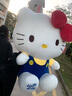 益而思hallo kitty 哈嘍kitty玩偶凱蒂貓毛絨公仔可愛(ài)kt貓送女友禮物 75厘米左右【超大號黃藍衣款】 hellokitty 經(jīng)典款 曬單實(shí)拍圖