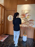 NEPA耐葩2024春夏新品男女同款褲子舒適運動(dòng)休閑衛褲束腿褲7KC1663 淺混雜灰色B33 165 78A(080) 曬單實(shí)拍圖