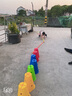 跨欄架足球訓練器材幼兒園小跨欄架體能障礙幼兒園兒童跨欄感統體能訓練器材萬(wàn)象組合單元桶帶孔標志桶雪糕桶 加厚雪糕筒藍色*2個(gè) 曬單實(shí)拍圖