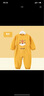 忻悅晴寶寶連體罩衣爬行服嬰兒一體連身護衣兒童戶(hù)外防臟學(xué)步爬爬服秋冬 斜紋連體黃虎 90碼【身高75-82cm】 曬單實(shí)拍圖