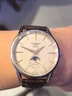 浪琴（LONGINES）瑞士手表 經(jīng)典復刻軍旗系列 機械皮帶男表 L48154782 米色 38.5 mm 曬單實(shí)拍圖