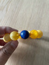 觀玉觀玉原礦帝王青金石圓珠散珠手鏈?zhǔn)执?xiàng)鏈金剛菩提配件少七夕禮物 直徑18毫米單顆 曬單實(shí)拍圖