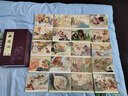 中國詩歌故事 連環(huán)畫 小人書 上海人美名家名繪（套裝30冊）（藍函/皮裝） 曬單實拍圖