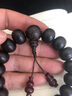 歐梵洛diy檀木三通圓珠佛頭佛塔散珠 108顆佛珠手串配飾藏式配件 紫檀三通15MM 曬單實(shí)拍圖