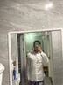 【兩件套】花花公子純色長(cháng)袖襯衫套裝男2022夏季新款薄款九分西褲男長(cháng)褲修身韓版襯衣商務(wù)休閑褲一套搭配 CY001白+8096長(cháng)褲黑 L 曬單實(shí)拍圖