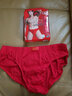 浪莎男士?jì)妊澞兄醒蠹t三角褲本命年大紅內褲結婚喜慶青年短褲男 紅色2條 XL/175 曬單實(shí)拍圖