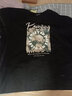 真維斯（Jeanswest）歐美潮牌短袖t恤男夏季純棉衣服大碼森系學(xué)生oversize時(shí)尚文化衫  黑色(大朦朧油彩) 5XL (體重230-260斤) 曬單實(shí)拍圖