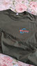 棉t恤印字logo廣告衫短袖男女工作服成人圓領(lǐng)體恤印制圖案 軍綠色 XL 曬單實(shí)拍圖