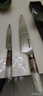 冠大馬士革菜刀三德刀多用魚(yú)生刺身切片刀廚房陽(yáng)江刀具不銹鋼 DMS-136D萬(wàn)用刀 曬單實(shí)拍圖