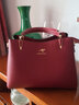 雪愛(ài)袋鼠（XUEAIDAISHU）結婚包包女包大容量女士斜挎手提包新娘喜婆婆包送老婆紀念日禮物 酒紅色33cm大包[贈禮盒裝] 曬單實(shí)拍圖