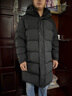 雪中飛[343g高充絨]中老年人羽絨服男東北加厚爸爸裝中長(cháng)款超厚極寒外套 黑色 3XL (190)偏大一碼 建議190-210斤左右 曬單實(shí)拍圖