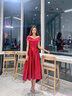 麗佰昕新款敬酒服新娘新款遮手臂2025春款夏季小個(gè)子酒紅色訂婚禮服緞面 酒紅色中長(cháng) L 曬單實(shí)拍圖