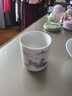 兮元記影青手繪茶杯陶瓷主人杯個(gè)人專(zhuān)用高檔品茗杯家用功夫茶盞直筒杯 影青手繪山水直筒杯 曬單實(shí)拍圖