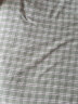 黄河口老粗布床单 纯棉粗布床单单件手工全棉加厚被单 全棉纯棉老粗布床单单件 小格子薄荷绿 150x220cm适合1.2米单人床 实拍图