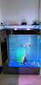 江彩金鱼缸家用客厅屏风落地简约现代水族箱嵌入隔断免换水生态鱼缸 落地（微晶石）长100x宽40x高128cm 实拍图