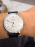 NOMOS格拉蘇蒂Tangente180自動機械德表透底男表帶日歷日內(nèi)瓦鐘表獎 曬單實拍圖