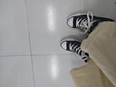 匡威（Converse）ALL star 經(jīng)典休閑鞋情侶鞋中幫帆布鞋男女鞋學(xué)生運(yùn)動(dòng)鞋加厚款 A00811C 黑色 39.5 /6.5 曬單實(shí)拍圖