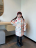 G.DUCKKIDS女童羽絨服中長(cháng)款加厚2025冬季新款童裝兒童韓版連帽小童寶寶外套 彩虹粉色 120 cm 曬單實(shí)拍圖