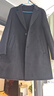 杉杉羊毛雙面呢大衣男士秋冬季中長(cháng)款風(fēng)衣服外套休閑保暖呢子大衣男裝 曬單實(shí)拍圖