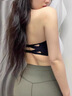 北極絨無(wú)肩帶內(nèi)衣女冰絲防走光防滑裹胸2024年無(wú)痕美背抹胸文胸 曬單實(shí)拍圖
