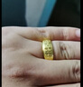 六福珠寶  足金經(jīng)文黃金戒指男戒活口戒 計(jì)價 GDGTBR0013 9.27克(含工費(fèi)300元) 曬單實(shí)拍圖