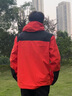 喬丹山神ultra沖鋒衣外套男運動(dòng)風(fēng)衣硬殼戶(hù)外登山防雨水夾克 亮橙色/黑色 【單沖硬殼】 L 曬單實(shí)拍圖