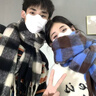 奧貝伊韓系ins格子圍巾女冬季高級感新款加厚保暖百搭學(xué)生披肩圍脖男潮 加厚黑色【男女同款】 曬單實(shí)拍圖