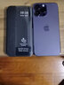 索艾格 蘋果14手機(jī)殼iPhone14Pro Max保護(hù)套全包男女新款玻璃鏡面鏡面翻蓋式皮套防摔視窗 蘋果14-黑色-翻蓋視窗皮套休眠 曬單實(shí)拍圖